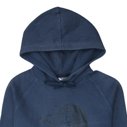 Womens UK Size M The North Face Blue Pullover Hoodie
