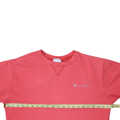 Womens UK Size S Champion Pink Pullover Sweatshirt