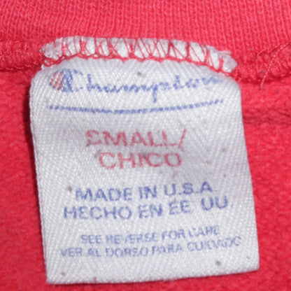 Womens UK Size S Champion Pink Pullover Sweatshirt