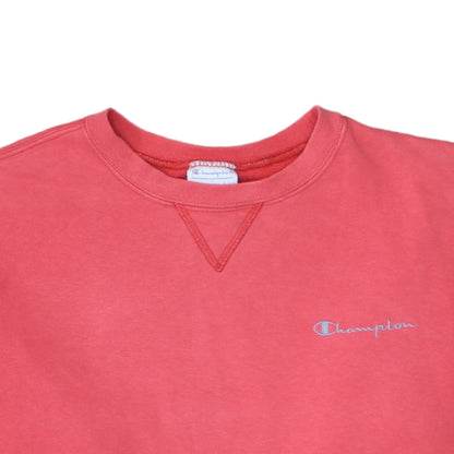 Womens UK Size S Champion Pink Pullover Sweatshirt