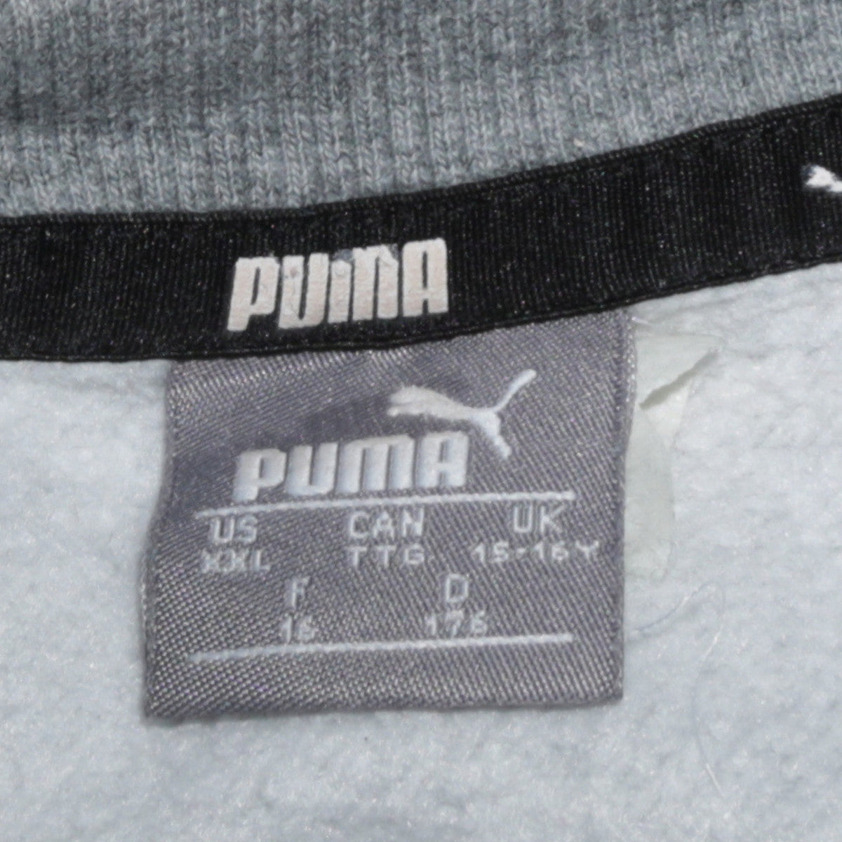 Boys UK Size 15-16 Years PUMA Grey Pullover Sweatshirt