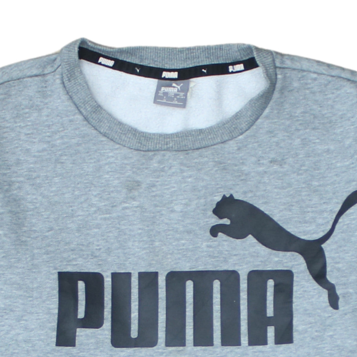 Boys UK Size 15-16 Years PUMA Grey Pullover Sweatshirt