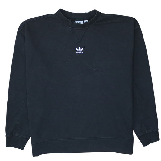 Womens UK Size XS adidas Black Pullover Sweatshirt