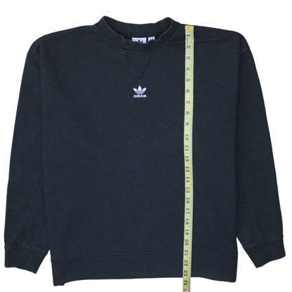 Womens UK Size XS adidas Black Pullover Sweatshirt