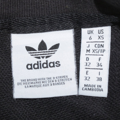 Womens UK Size XS adidas Black Pullover Sweatshirt