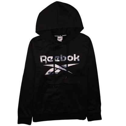 Mens UK Size M Reebok Black Pullover Hoodie