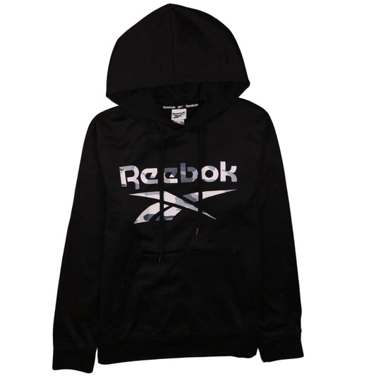 Mens UK Size M Reebok Black Pullover Hoodie