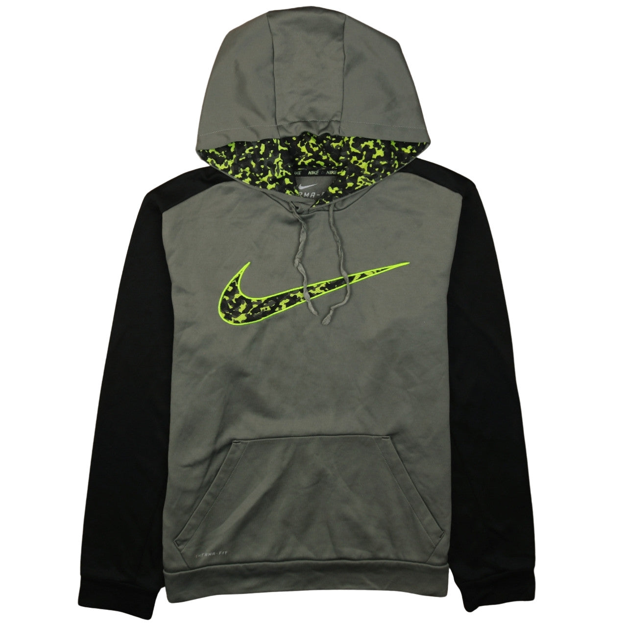 Mens UK Size M Nike Grey Pullover Hoodie