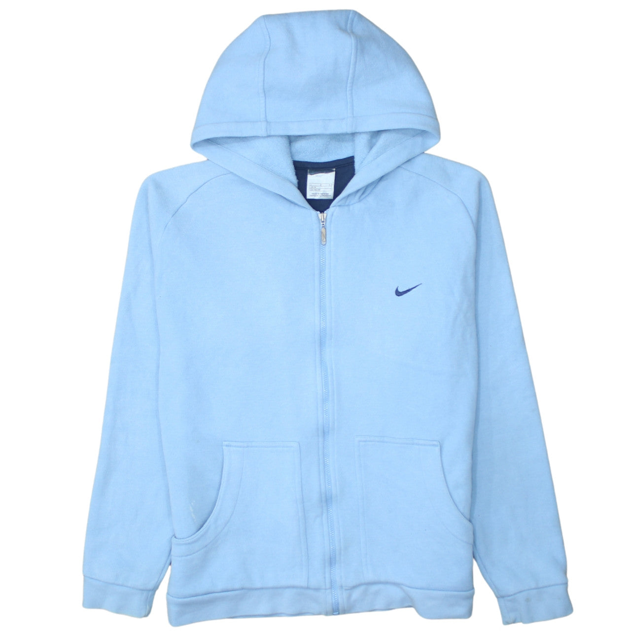 Womens UK Size 14 Nike Blue Full Zip Hoodie