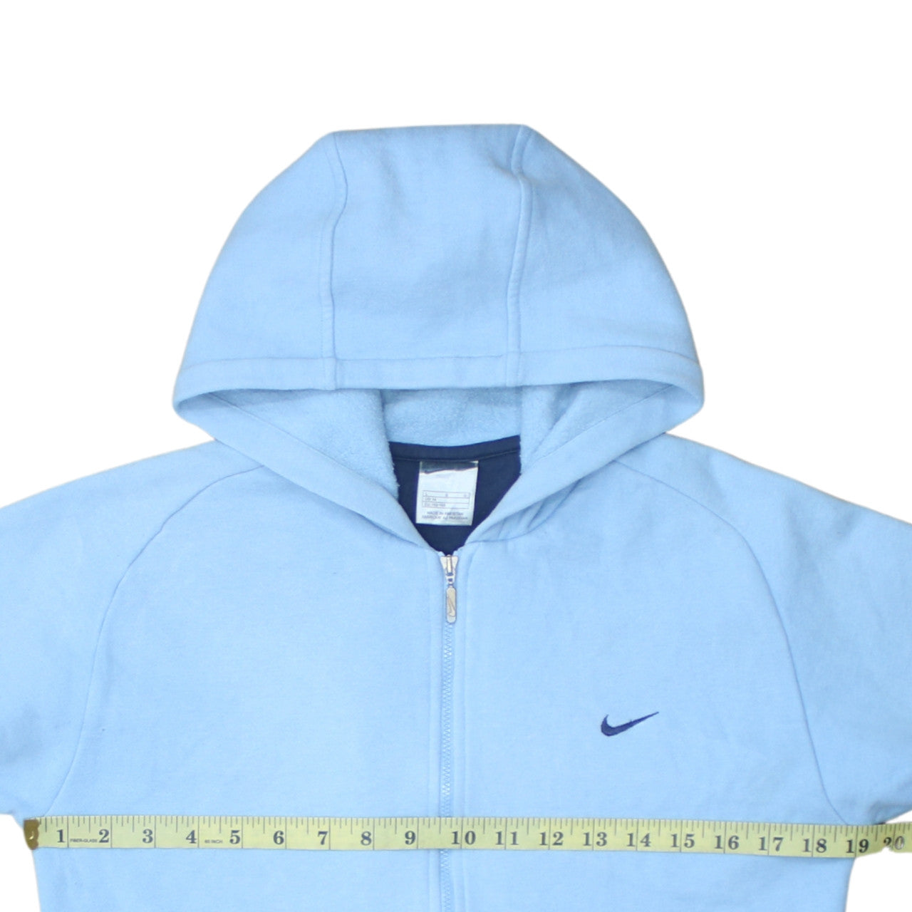 Womens UK Size 14 Nike Blue Full Zip Hoodie