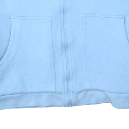 Womens UK Size 14 Nike Blue Full Zip Hoodie