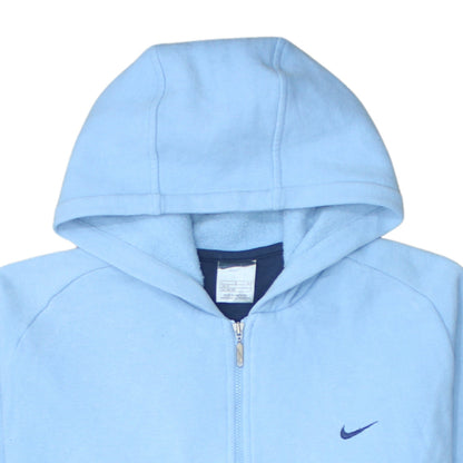 Womens UK Size 14 Nike Blue Full Zip Hoodie