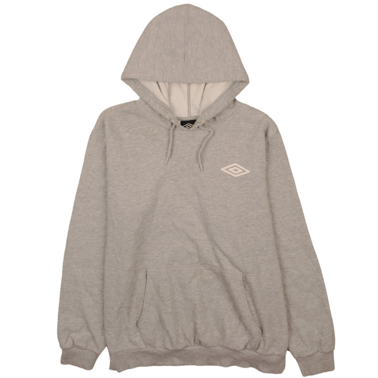 Mens UK Size 2XL Umbro Grey Pullover Hoodie