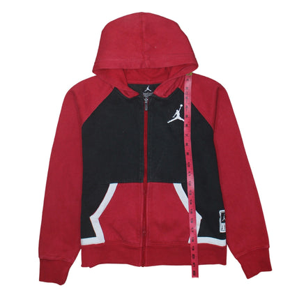 Boys UK Size 12-13 Years Jordan Red Full Zip Hoodie