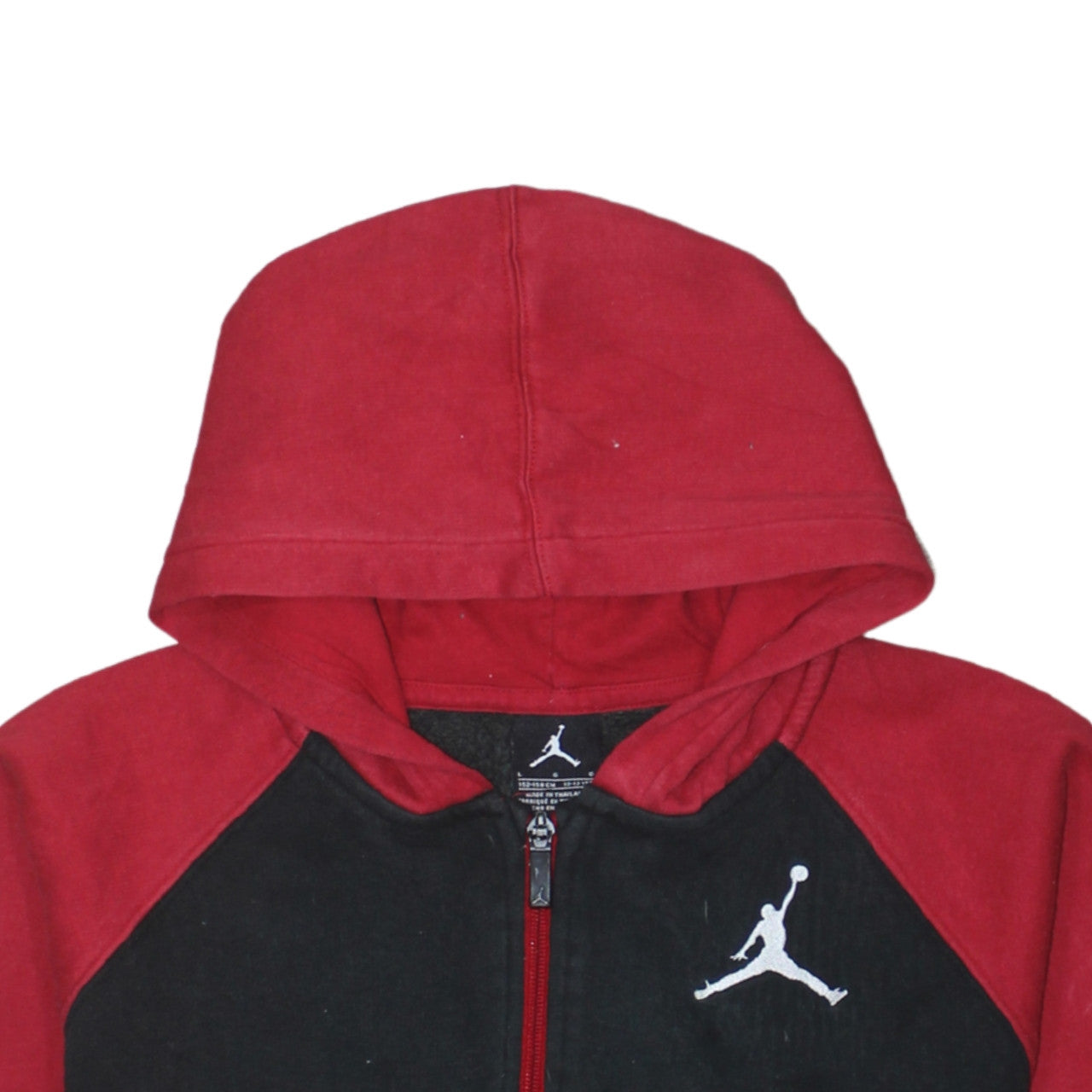 Boys UK Size 12-13 Years Jordan Red Full Zip Hoodie