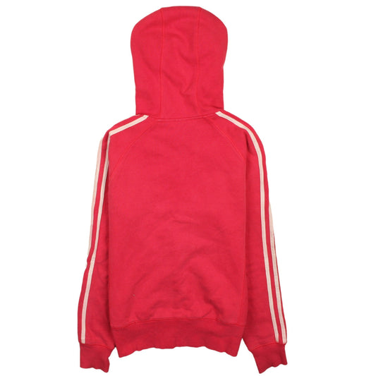 Womens UK Size 10 adidas Pink Full Zip Hoodie