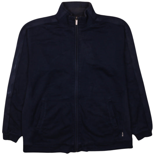 Mens UK Size M Champion Blue Full Zip Sweatshirt