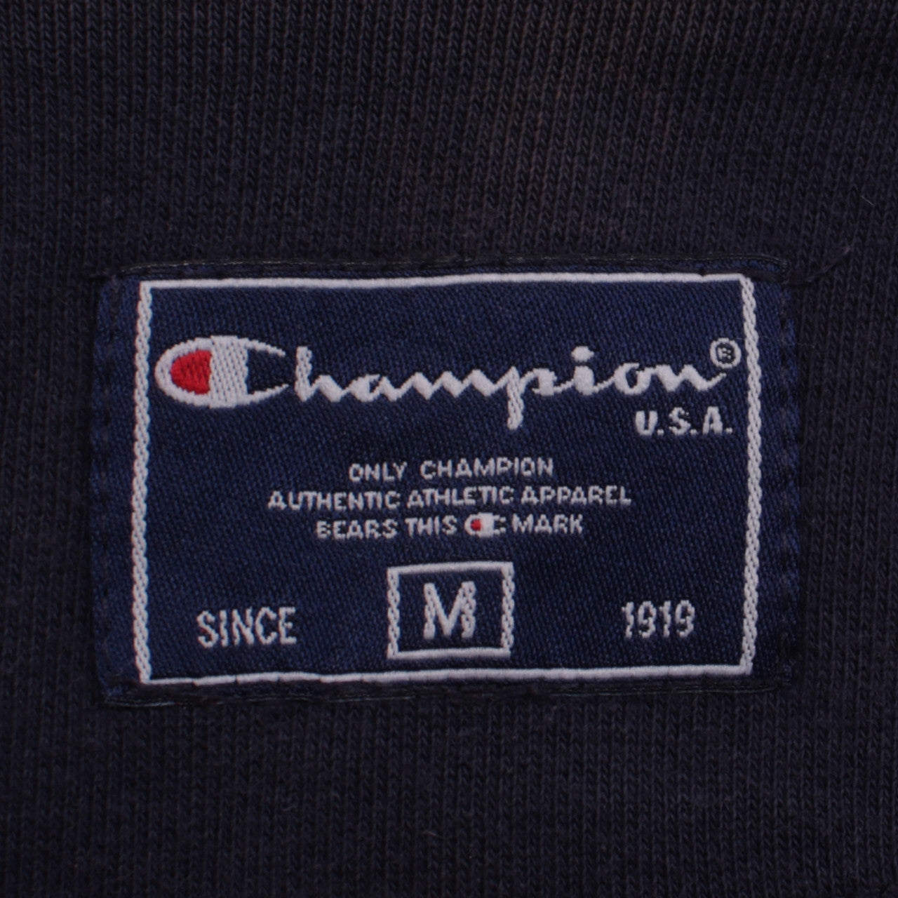 Mens UK Size M Champion Blue Full Zip Sweatshirt