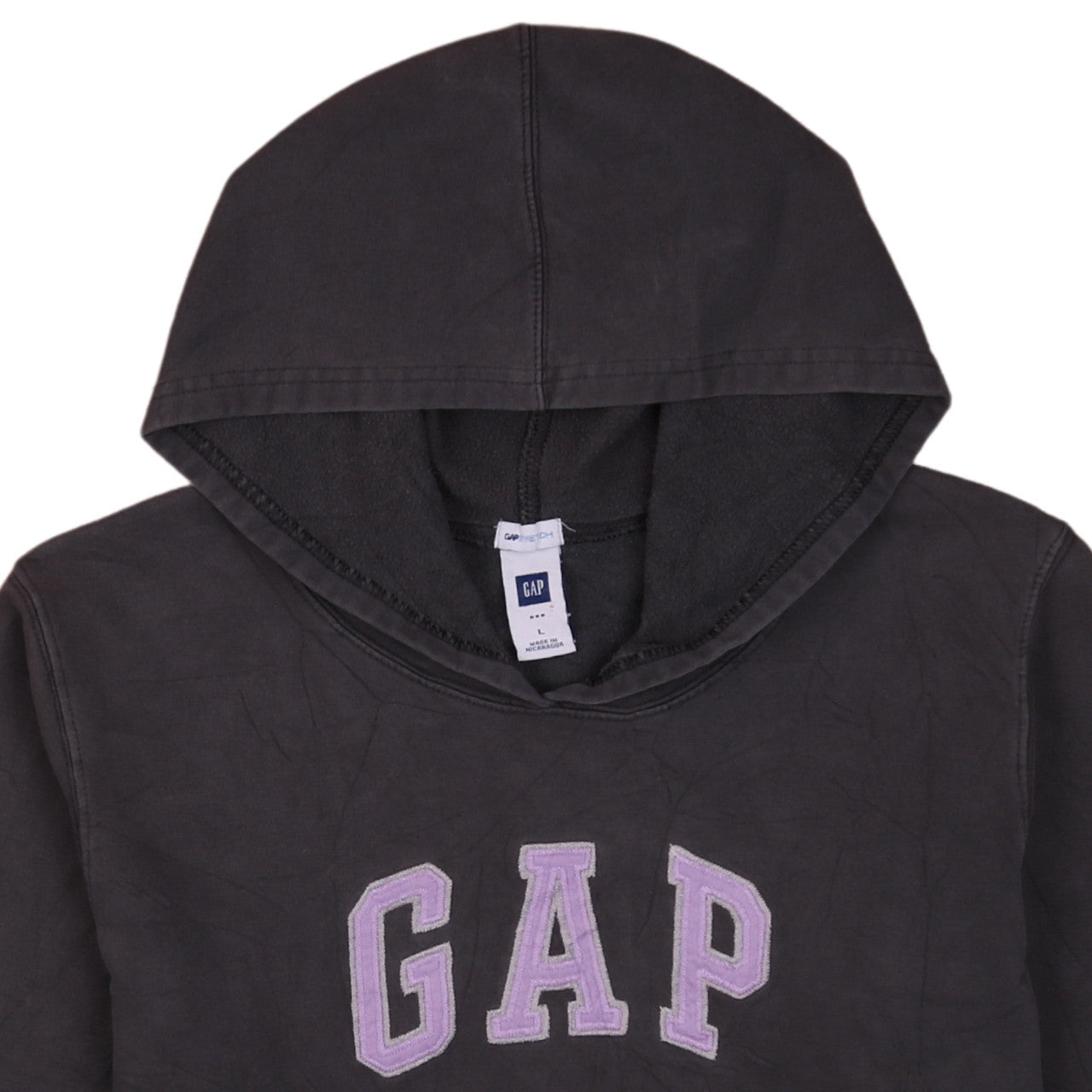 Womens UK Size L Gap Black Pullover Hoodie