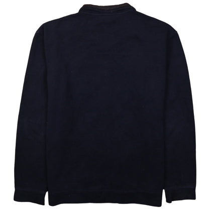 Mens UK Size L Calvin Klein Jeans Blue Full Zip Sweatshirt