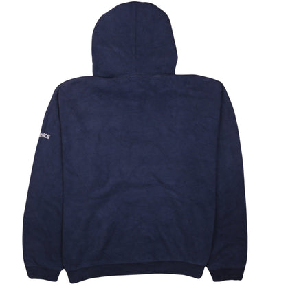 Mens UK Size L ASICS Blue Pullover Hoodie