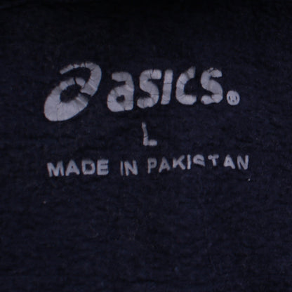 Mens UK Size L ASICS Blue Pullover Hoodie