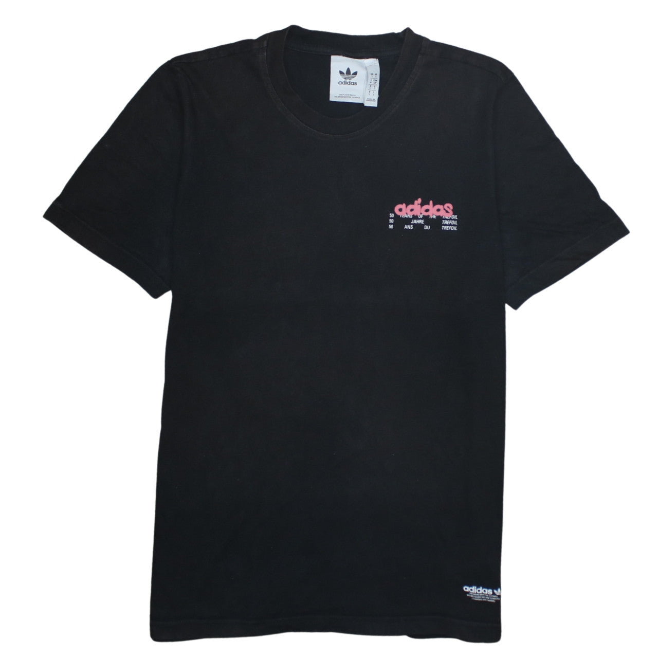 Mens UK Size S adidas Black  T-Shirt