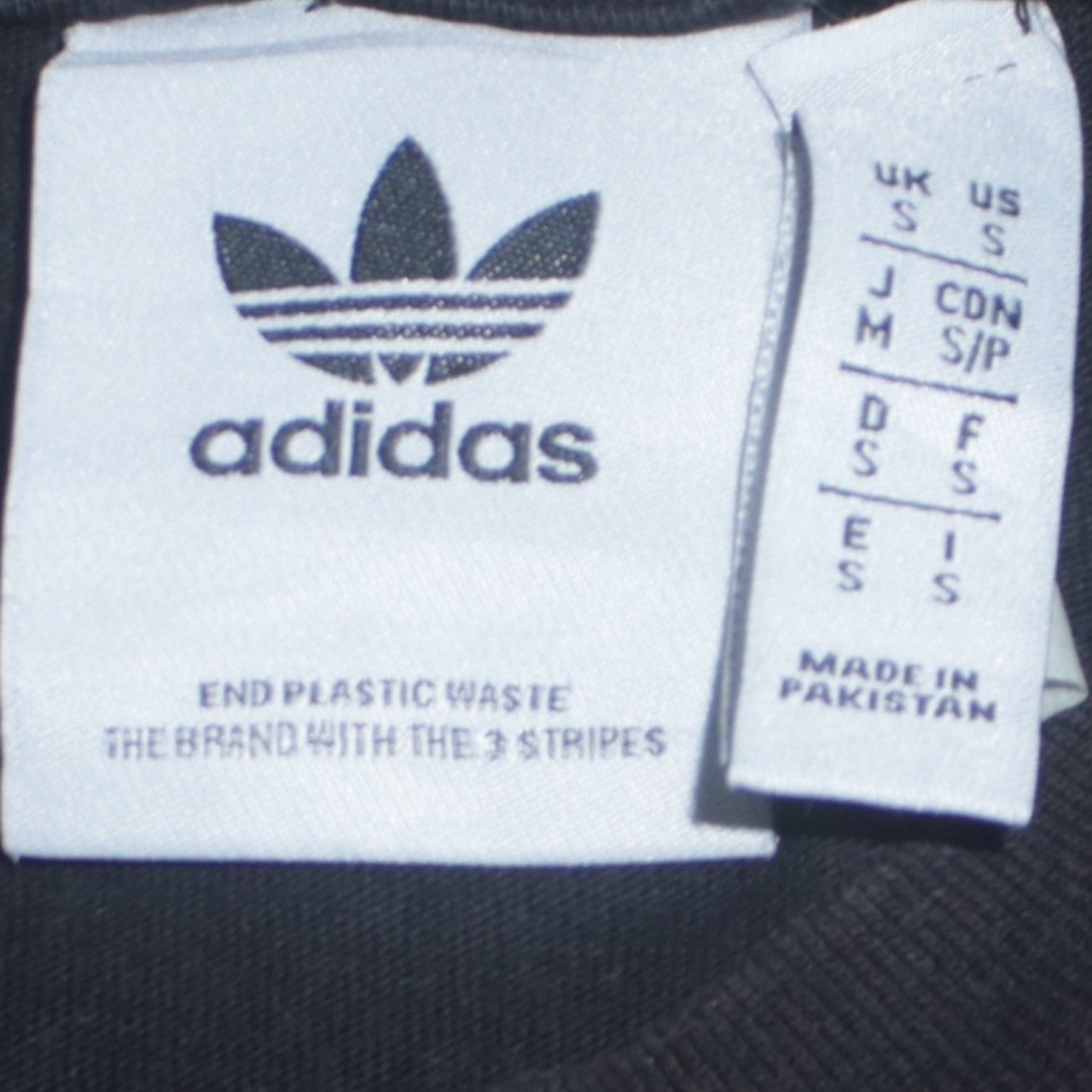 Mens UK Size S adidas Black  T-Shirt