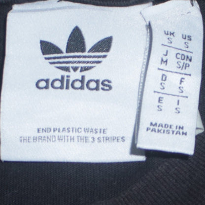 Mens UK Size S adidas Black  T-Shirt