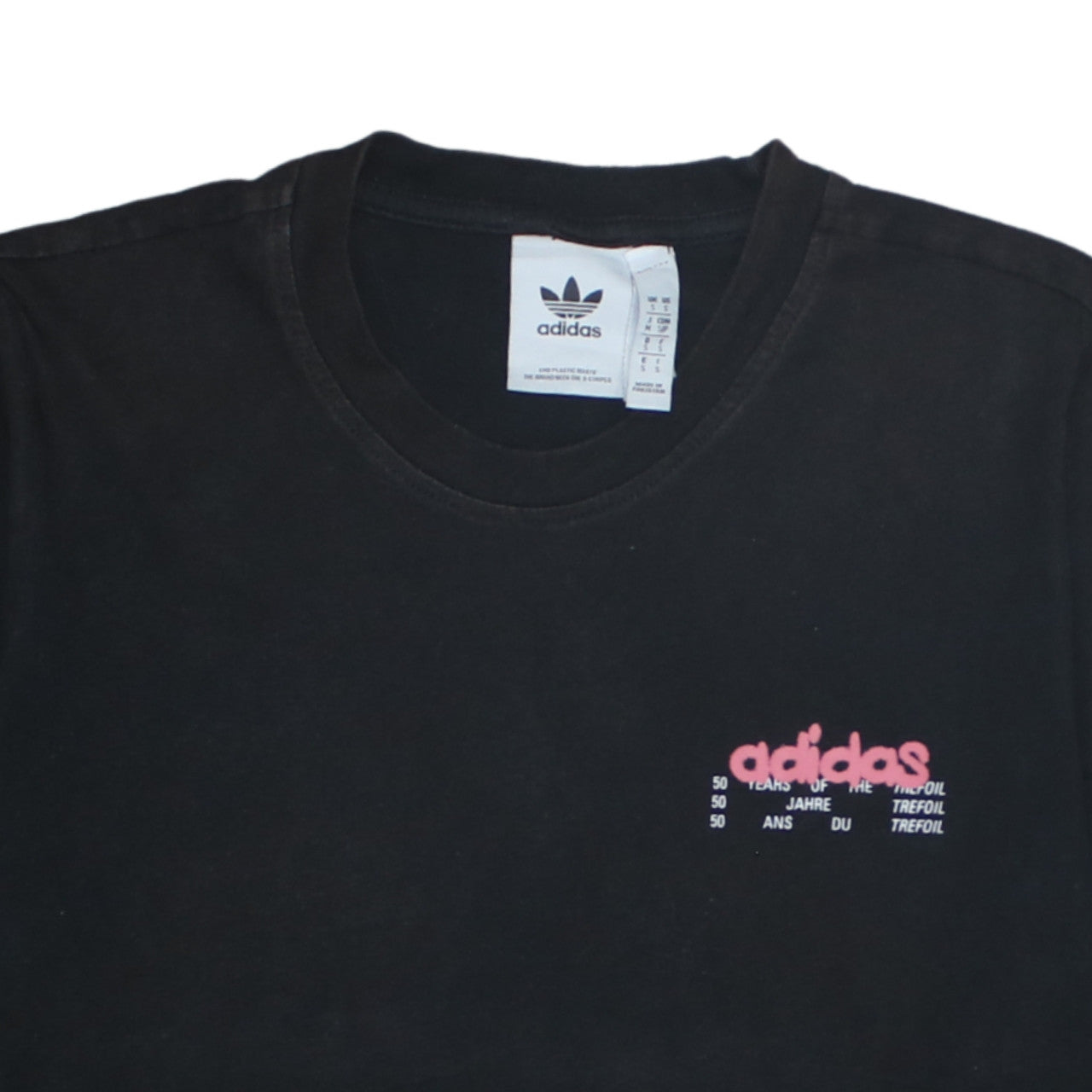 Mens UK Size S adidas Black  T-Shirt