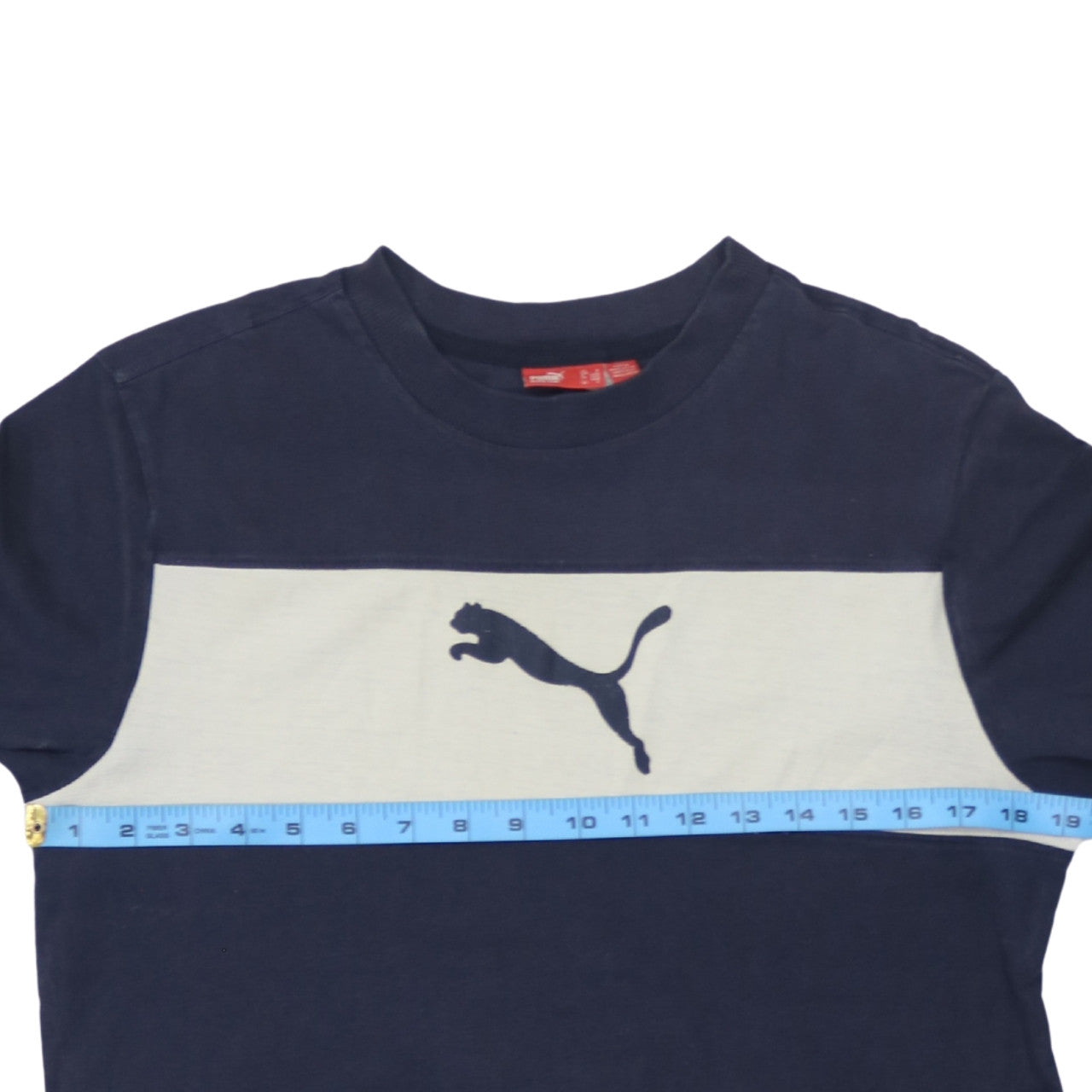 Mens UK Size S PUMA Blue  T-Shirt