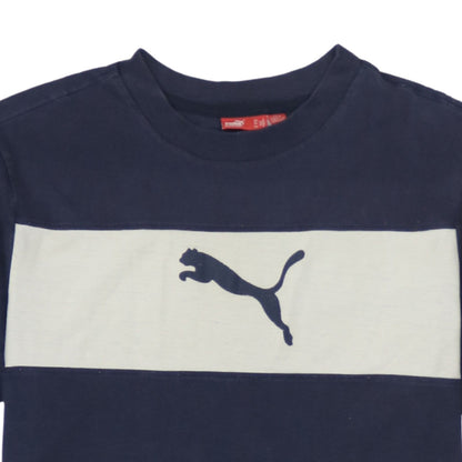 Mens UK Size S PUMA Blue  T-Shirt