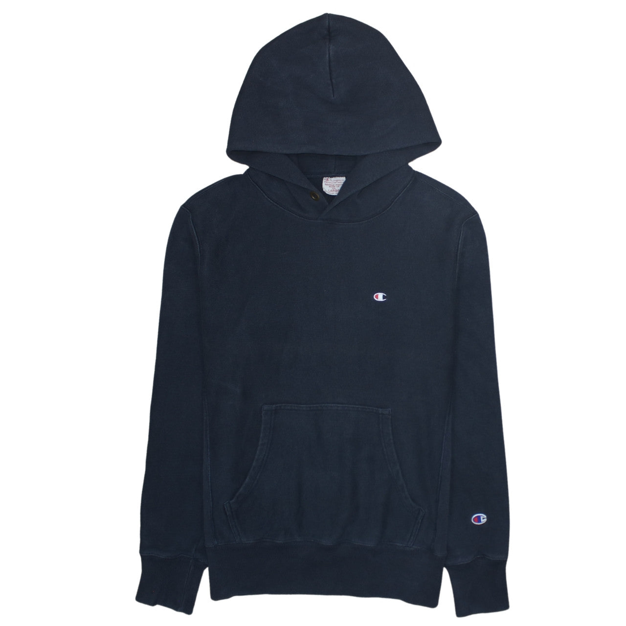 Mens UK Size L Champion Blue Pullover Hoodie