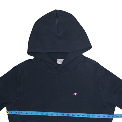 Mens UK Size L Champion Blue Pullover Hoodie