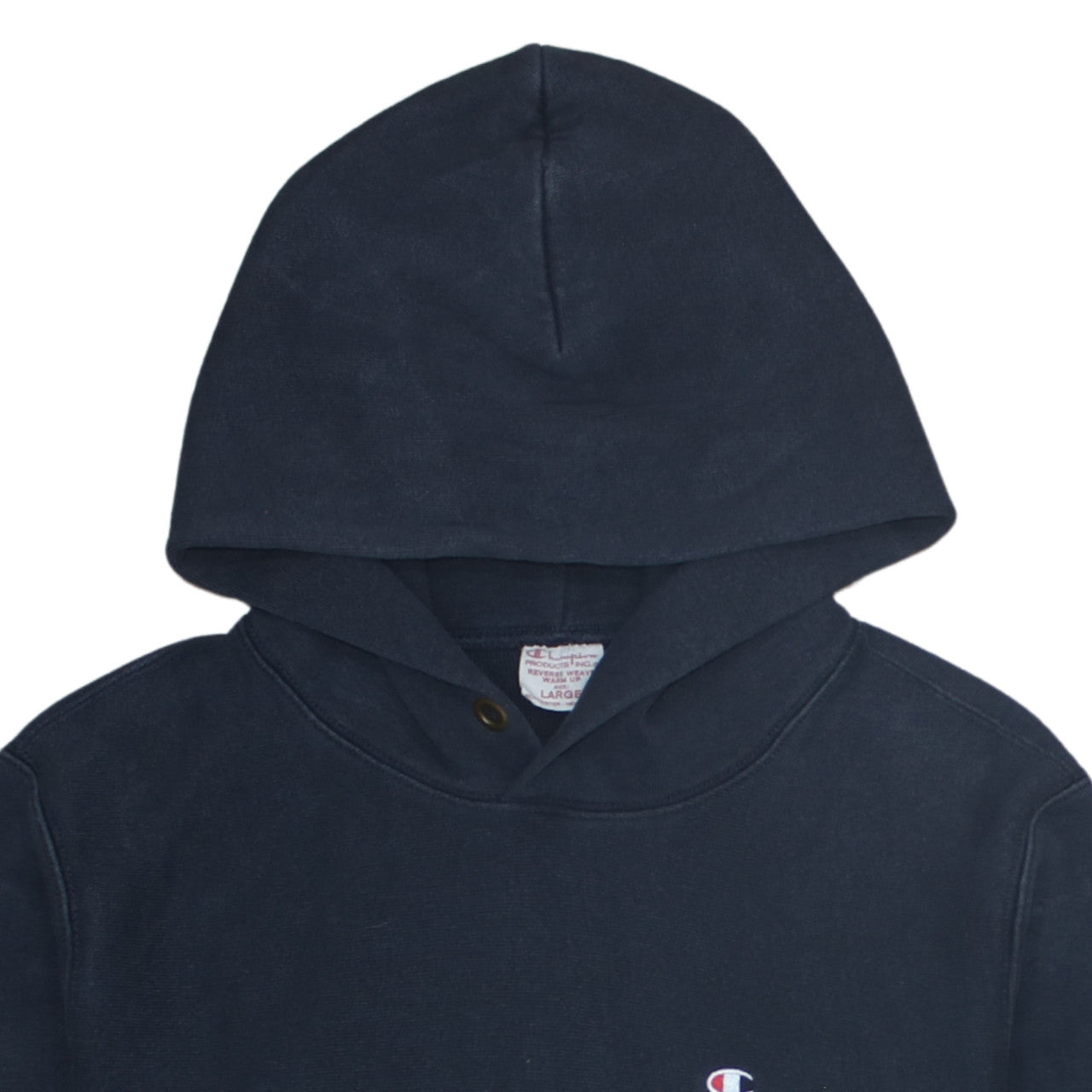 Mens UK Size L Champion Blue Pullover Hoodie
