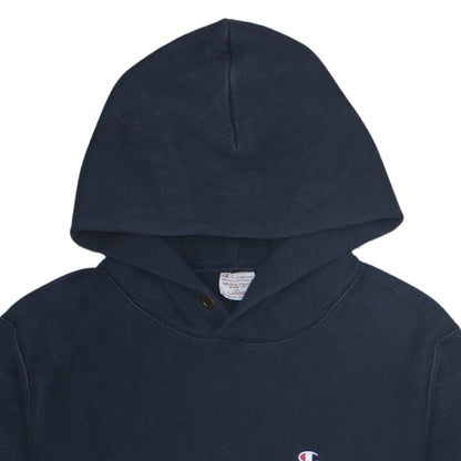 Mens UK Size L Champion Blue Pullover Hoodie