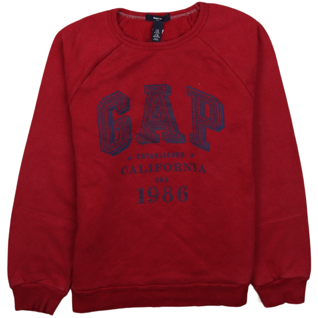 Boys UK Size 12 Years Gap Red Pullover Sweatshirt