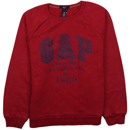 Boys UK Size 12 Years Gap Red Pullover Sweatshirt