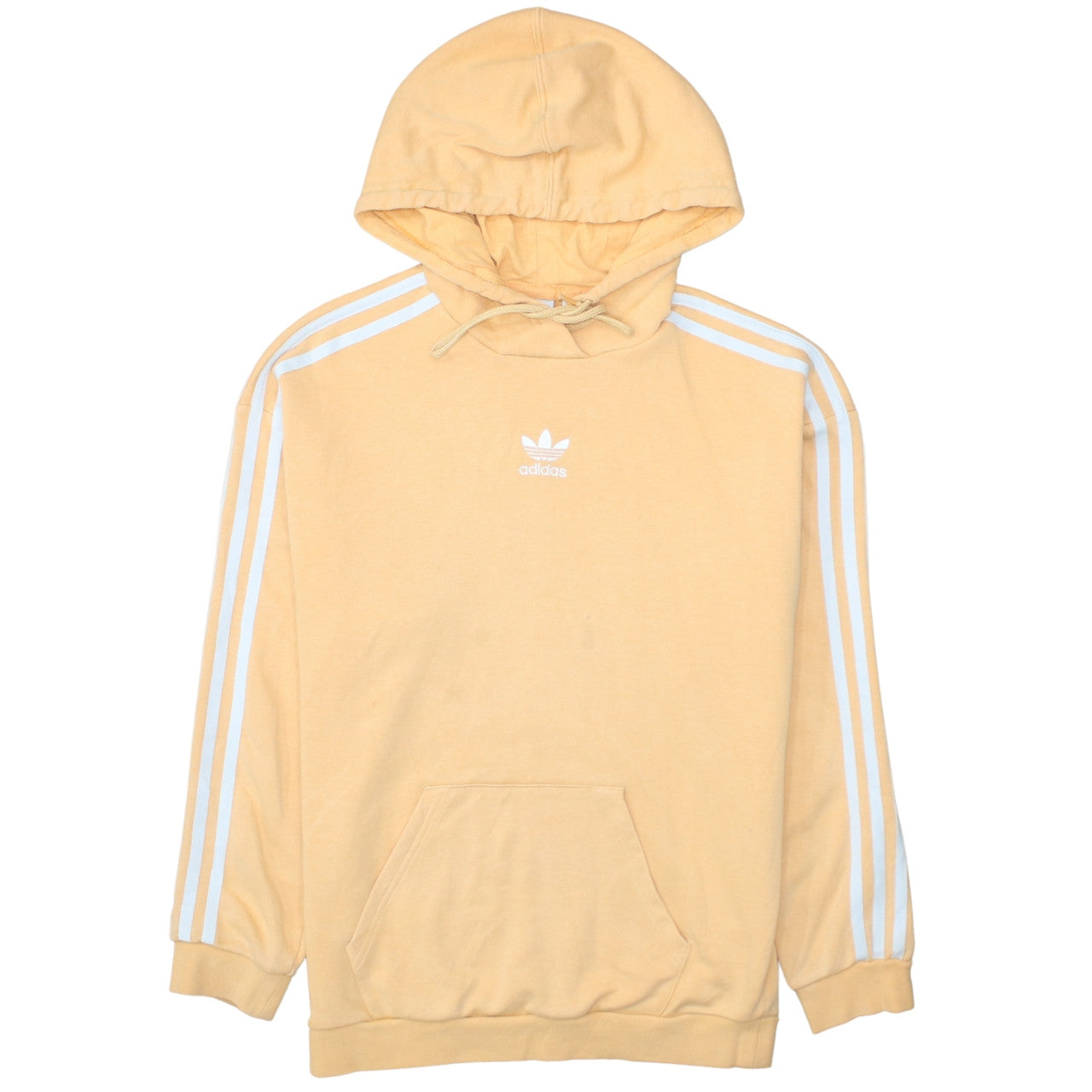 Womens UK Size XS adidas Beige Pullover Hoodie
