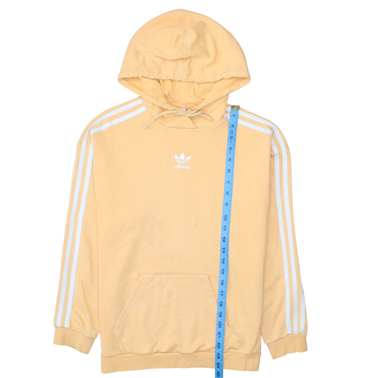 Womens UK Size XS adidas Beige Pullover Hoodie