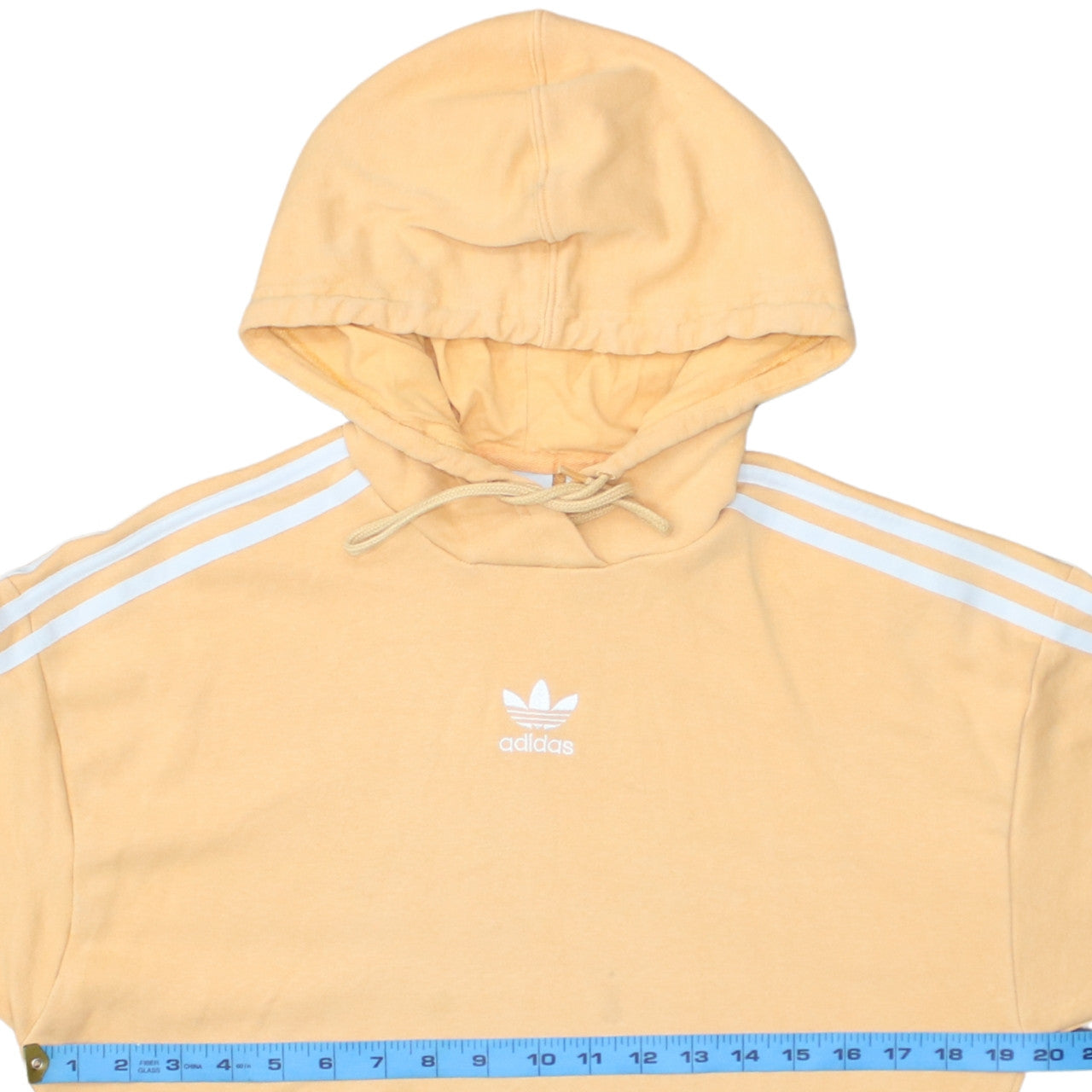 Womens UK Size XS adidas Beige Pullover Hoodie