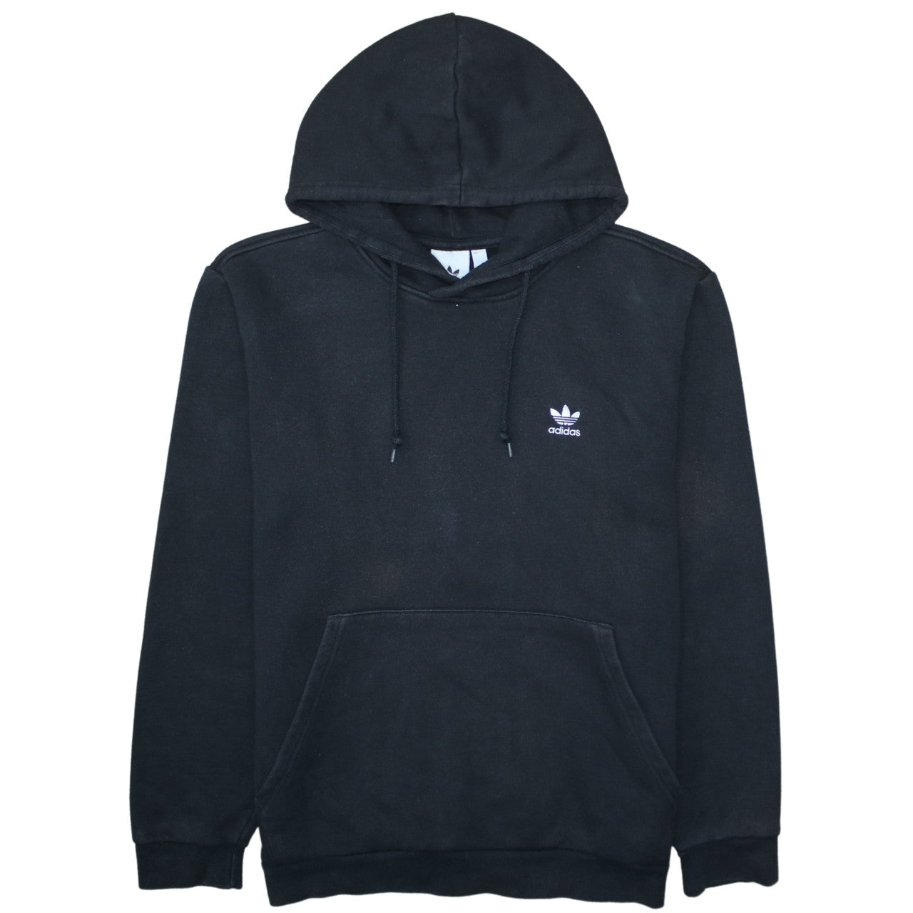 Mens UK Size L adidas Black Pullover Hoodie