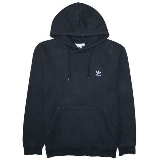 Mens UK Size L adidas Black Pullover Hoodie