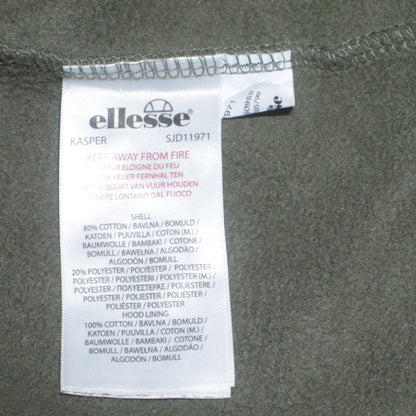 Mens UK Size XL ellesse Green Pullover Hoodie