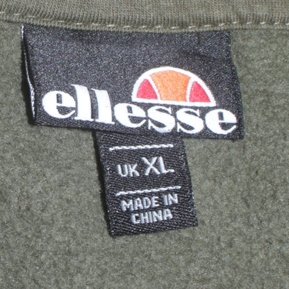 Mens UK Size XL ellesse Green Pullover Hoodie