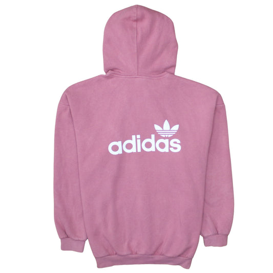 Womens UK Size XS adidas Pink Pullover Hoodie