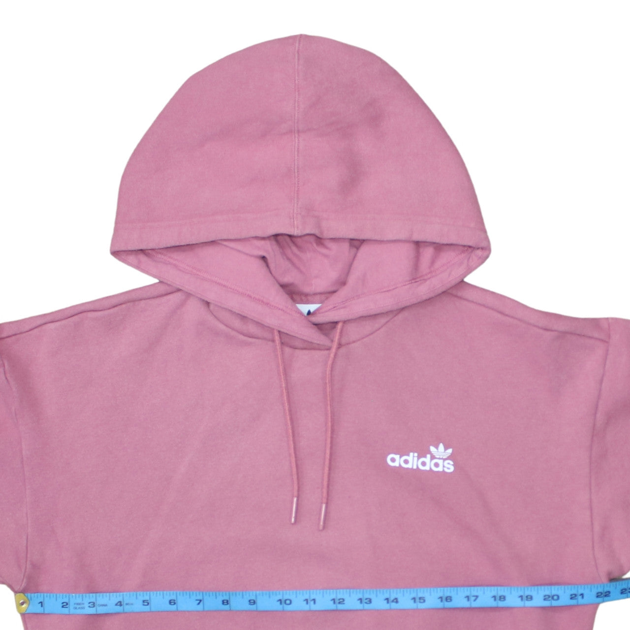 Womens UK Size XS adidas Pink Pullover Hoodie