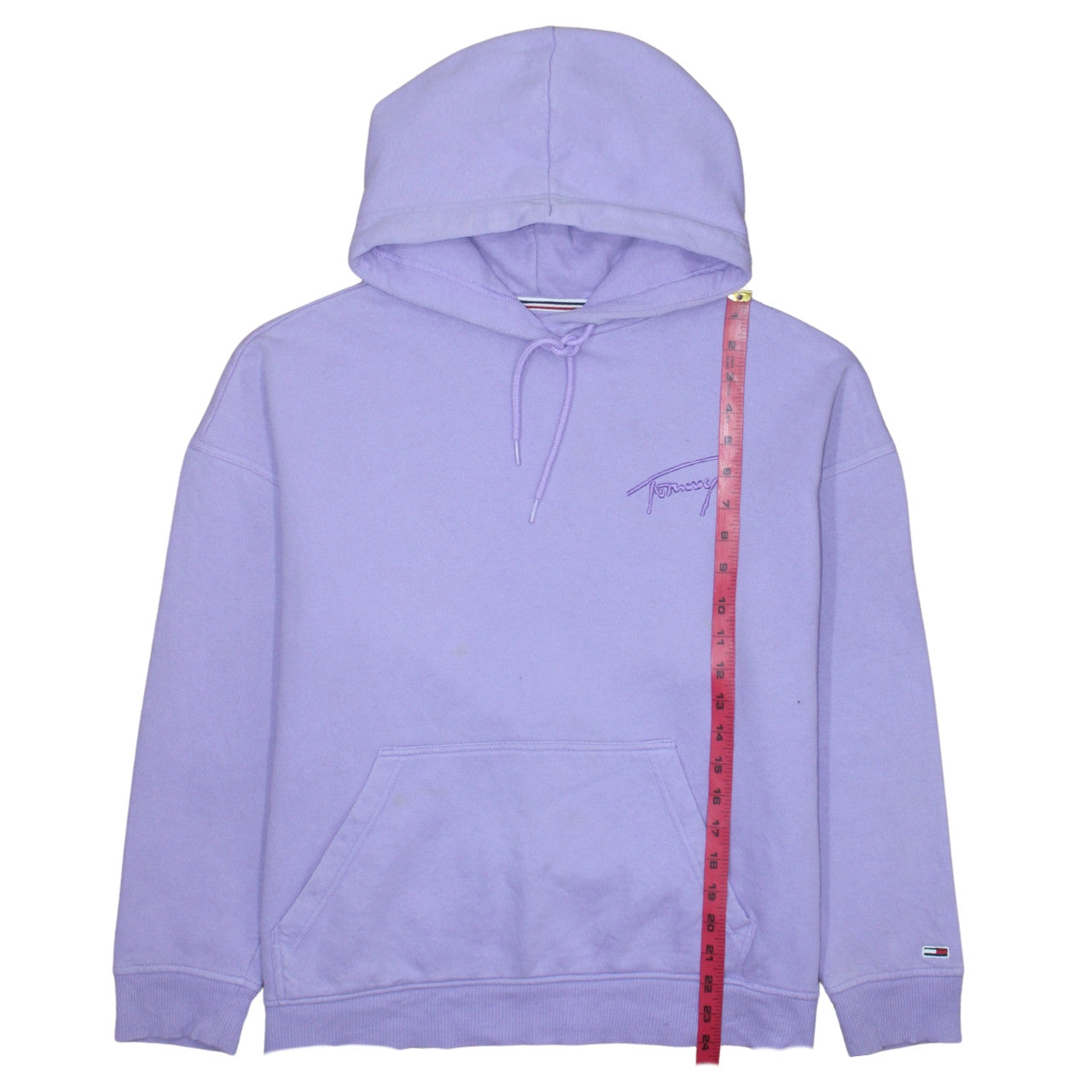 Womens UK Size M Tommy Jeans Purple Pullover Hoodie
