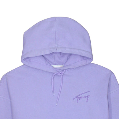 Womens UK Size M Tommy Jeans Purple Pullover Hoodie