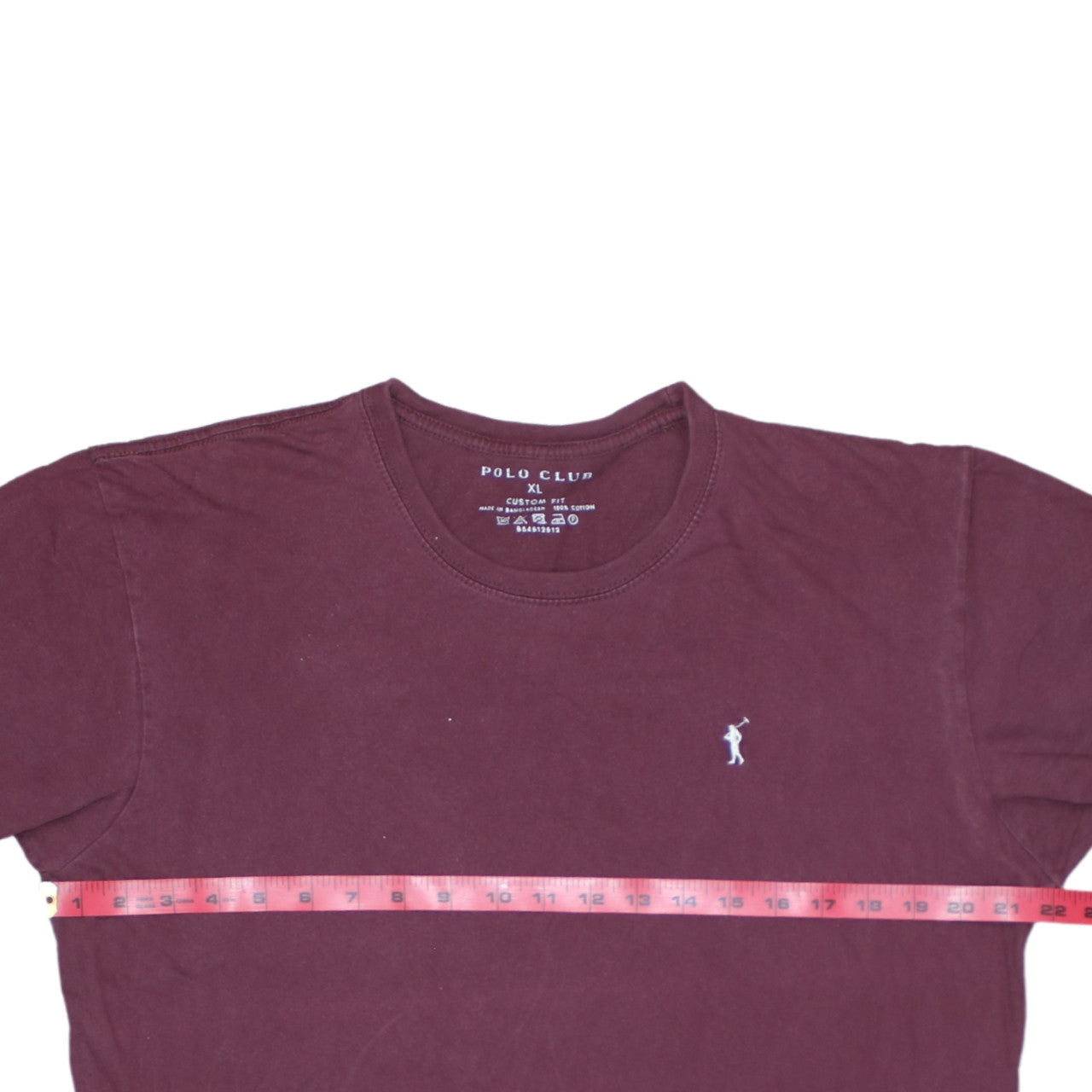 Mens UK Size XL Polo Club Brown  T-Shirt